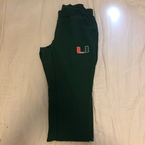 University of Miami Adidas Men’s Joggers